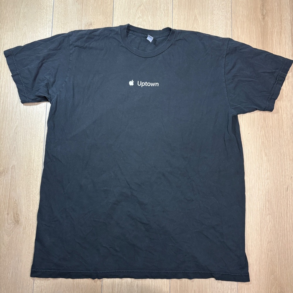 Apple Store Uptown Minneapolis Employee T-Shirt Black XL Defunct Tech Tee Staff